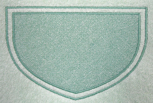 Shield 1 with Border (Embossed)