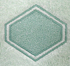Shield 2 with Border (Embossed)