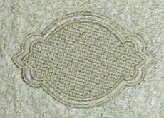 Shield 6 with Border (Embossed)