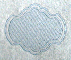 Shield 7 with Border (Embossed)
