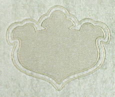 Shield 9 with Border (Embossed)
