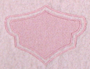 Shield 11 with Border (Embossed)
