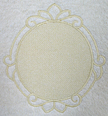 Cameo with Border (Embossed)