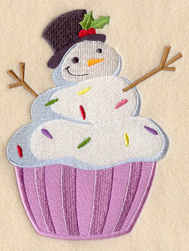 Snowman Cupcake
