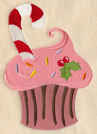 Candy Cane Cupcake