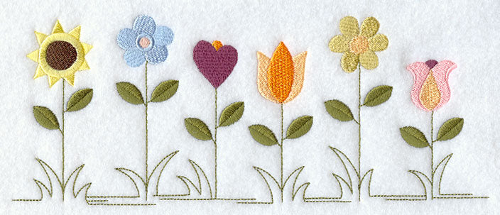 American Folk Flowers Border - Growing