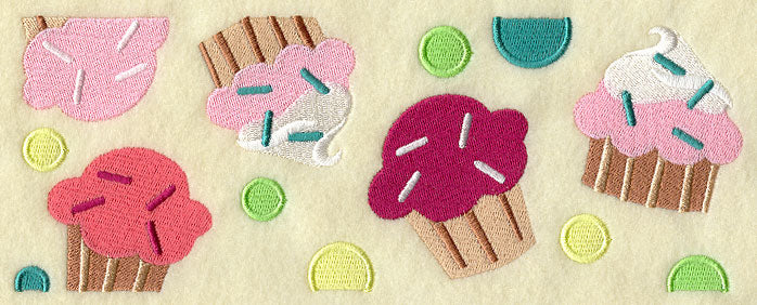 Sweet Treat Cupcake Border