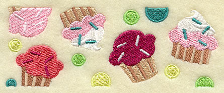 Sweet Treat Cupcake Border