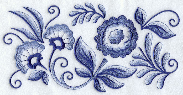 Delft Blue Flower Fiesta Border
