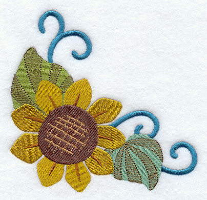 Sassy Sunflower Corner