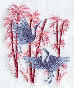 Cranes in Bamboo