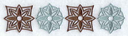 Simple Symmetry Medallion Border