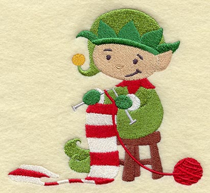 Crafty Elf - Knitting Scarf