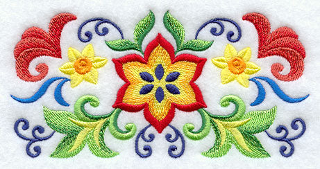 Majolica Floral Border
