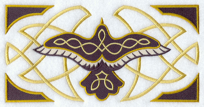 Celtic Raven Framed Rectangle