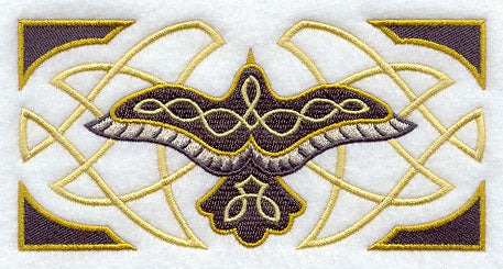 Celtic Raven Framed Rectangle