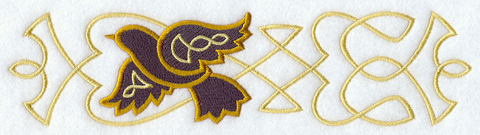 Celtic Raven Border
