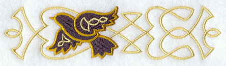 Celtic Raven Border