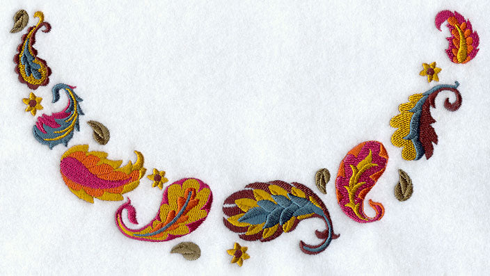 Autumn Paisley Neckline (Crewneck)