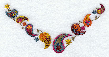 Autumn Paisley Neckline (V-Neck)