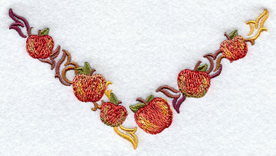 Autumn Apples Neckline (V-Neck)