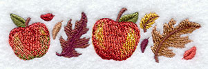 Autumn Apples Border