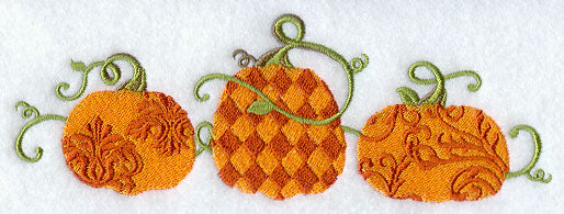 Patterned Pumpkin Trio