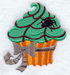 Halloween Spiderweb Cupcake