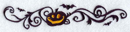 Jack o' Lantern Filigree Border
