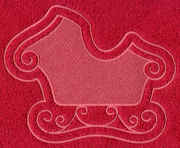 Sleigh Backdrop (Embossed)