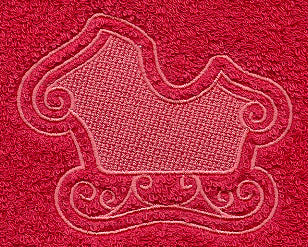 Sleigh Backdrop (Embossed)