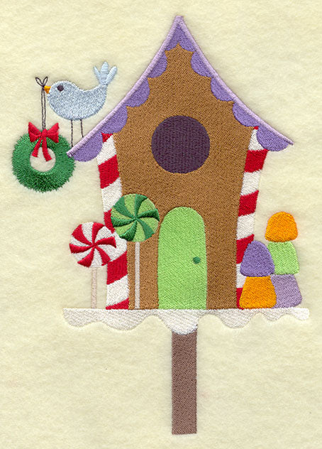 Gingerbread Holiday Birdhouse