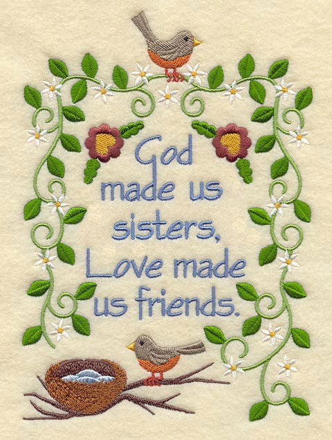God Made Us Sisters Sampler