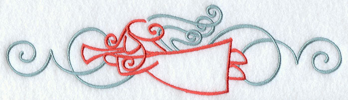 Art Nouveau Angel Border