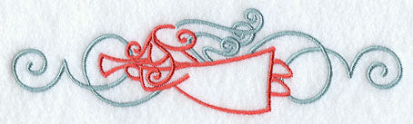 Art Nouveau Angel Border