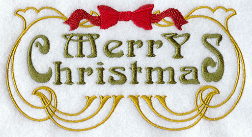 Merry Christmas - Art Nouveau