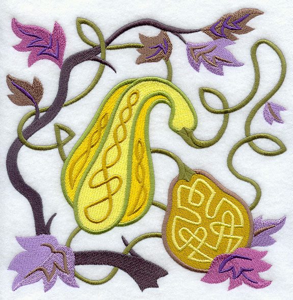 Celtic Harvest Gourds Square