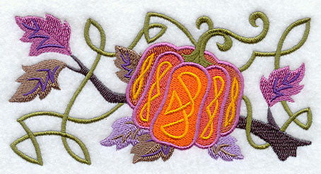 Celtic Harvest Pumpkin Border