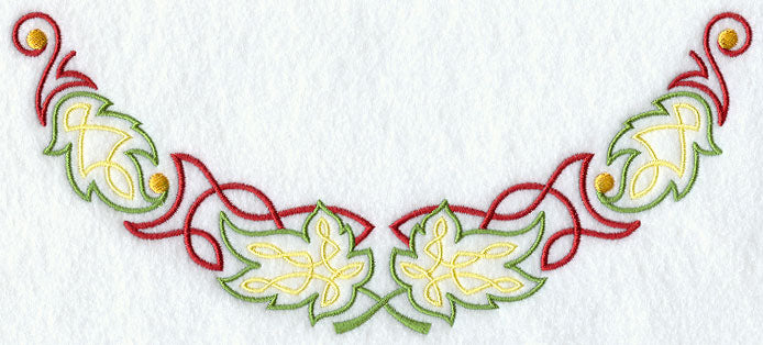 Celtic Maple Leaf Neckline (Crewneck)