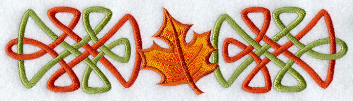 Celtic Leaves Thin Border