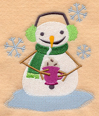 Toasty Snowman with Hot Chocolate