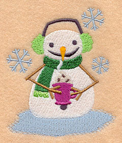 Toasty Snowman with Hot Chocolate