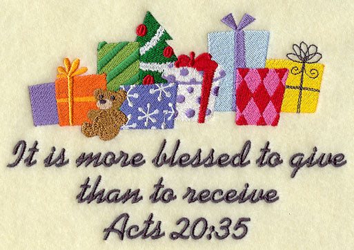 More Blessed to Give