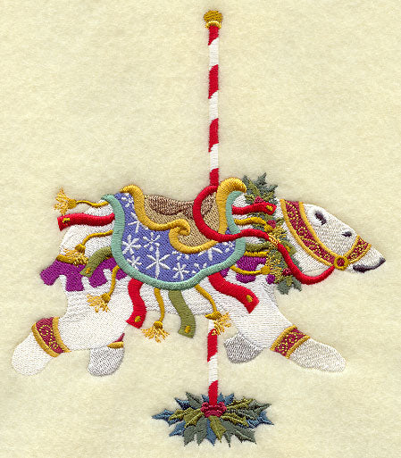 Carousel Christmas Polar Bear