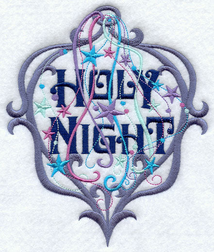 Spangled Holy Night Silhouette