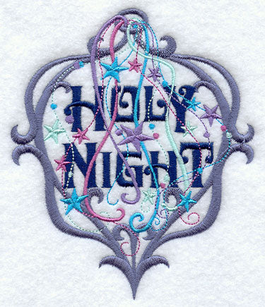 Spangled Holy Night Silhouette
