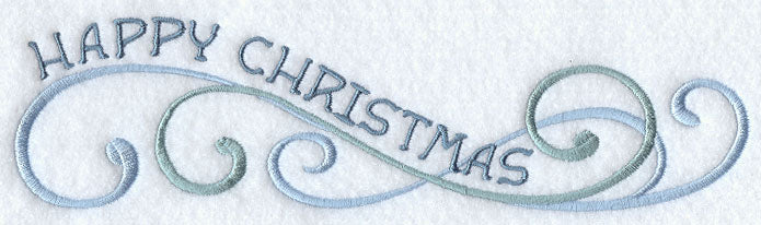 Happy Christmas (English) Swirls
