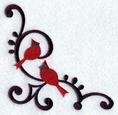 Wrought Iron Cardinal Corner