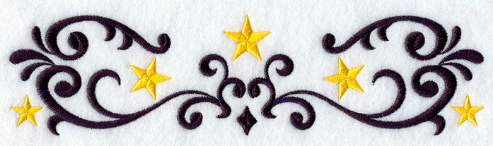 Wrought Iron Stars Border