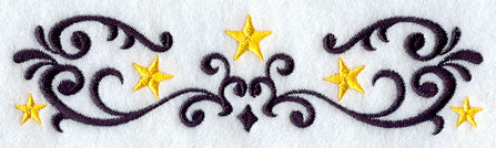 Wrought Iron Stars Border